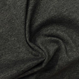 Dark Grey Marl Rib Knit, Poly-Cotton — photo 2