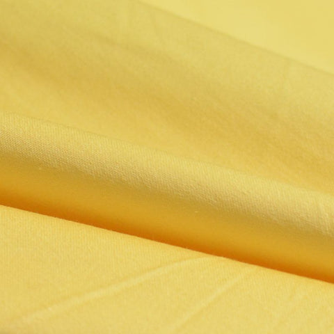 Cotton Stretch Sateen Fabric, 190 gsm, 147 cm — Yellow