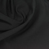 Polyester Stretch Knit Fabric, 190 gsm, 150 cm — Black — photo 2