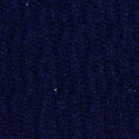 Polyester Stretch Chenille Fabric, 285 gsm, 150 cm — Navy
