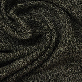 Dark Grey Marl Rib Knit, Viscose-Poly — photo 2