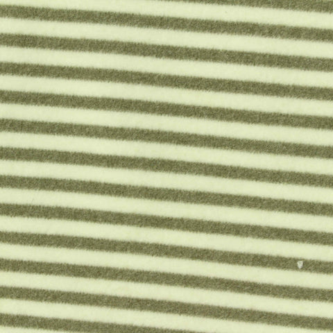 Cream Horizontal-Stripe Velvet, Polyester, 280 gsm