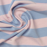 Light Blue Stripe Jersey Knit, Tencel Lyocell — photo 2
