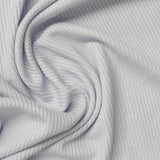 Viscose Stretch Rib Knit Fabric, 284 gsm, 154 cm — Grey — photo 2