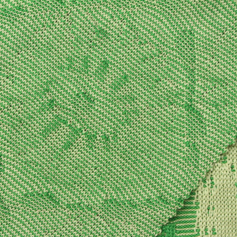 Green Floral Interlock Knit, Spandex