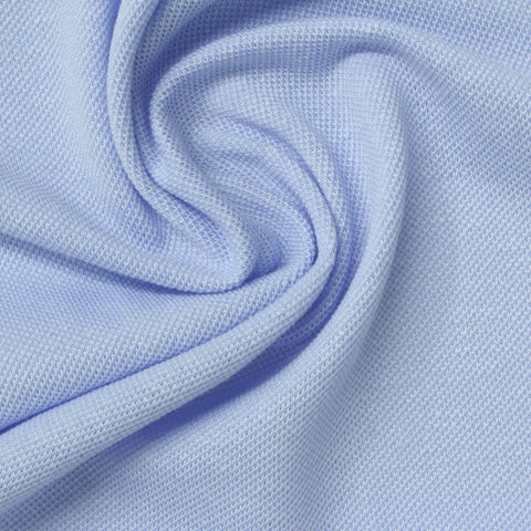 Piqué Knit Fabric, 170 gsm, 200 cm — Blue