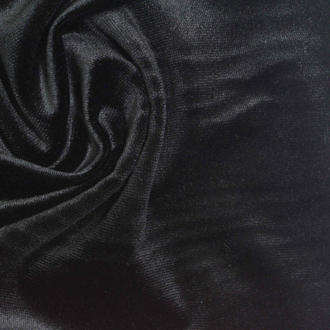 Black Brushed Velvet, Polyester