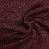 Burgundy Marl French Terry, Cotton-Viscose — photo 2