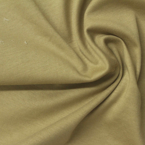 Khaki Interlock Knit, Cotton
