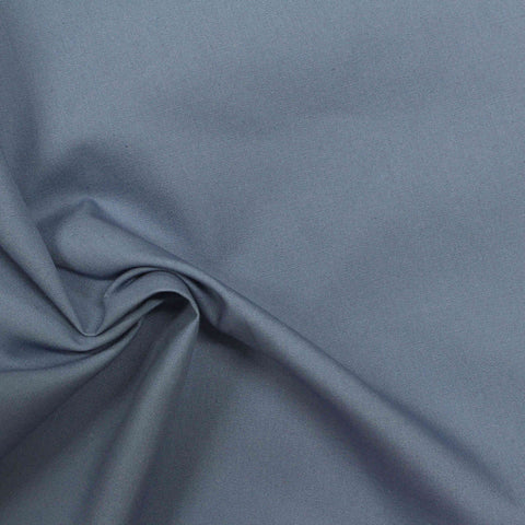 100% Cotton Poplin Fabric, 124 gsm, 148 cm — Blue