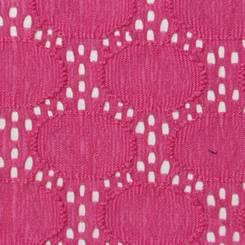 Pink Geometric Lace, Nylon