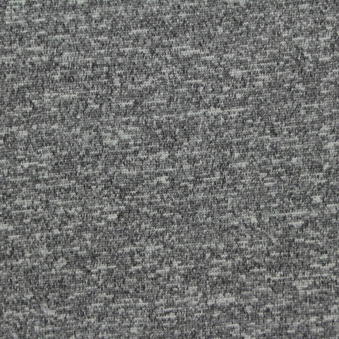 Grey Marl Jersey Knit, Nylon-Poly