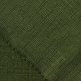 Jacquard Polyester Cotton Stretch Interlock Knit Fabric, 240 gsm, 148 cm — Green — photo 2