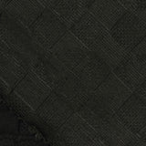 Black Textured-Square Jacquard, Polyester — photo 2