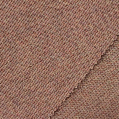 Beige Marl Rib Knit, Polyester
