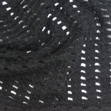 100% Cotton Knit Fabric, 300 gsm, 160 cm — Black — photo 2