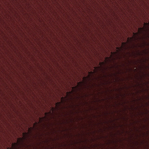 Cotton Polyester Stretch Velvet Fabric, 335 gsm, 155 cm — Red