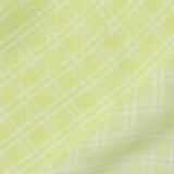 Pale Green Plaid Chiffon, Polyester — photo 2