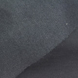 Linen Cotton Scuba Knit Fabric, 332 gsm, 150 cm — Black — photo 2