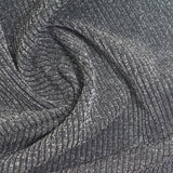 Dark Grey Marl Rib Knit, Nylon — photo 2