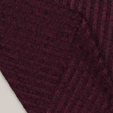 Polyester Stretch Rib Knit Fabric, 200 gsm, 140 cm — Purple — photo 2