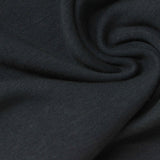 Polyester Cotton Stretch Velvet Fabric, 280 gsm, 165 cm — Black — photo 2