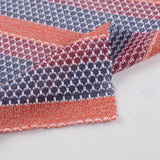 Orange Stripes Chunky Knit, Polyester — photo 2
