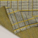 Grey Plaid Knit, Poly-Viscose — photo 2