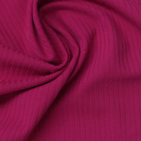 Nylon Stretch Interlock Knit Fabric, 225 gsm, 135 cm — Pink