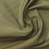Viscose Polyester Stretch Crepe Fabric, 193 gsm, 150 cm — Khaki — photo 2