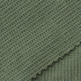 Polyester Stretch Rib Knit Fabric, 195 gsm, 150 cm — Green — photo 2