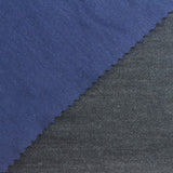 Dark Grey Marl Rib Knit, Wool-Cotton — photo 2