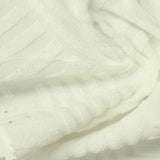 Cream Geometric Jacquard, Polyester — photo 2