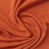 Slub Wool Nylon Jersey Knit Fabric, 160 gsm, 145 cm — Orange — photo 2
