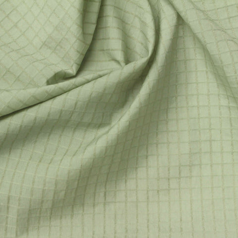 Light Green Subtle-Check Woven, Nylon