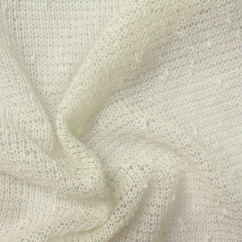 100% Polyester Chunky Knit Fabric, 180 gsm, 150 cm — Beige