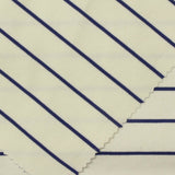 Navy Horizontal-Stripe Ponte Knit, Poly-Viscose — photo 2