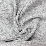Light Grey Marl Chunky Knit, Poly-Viscose — photo 2