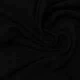 Chunky Knit Fabric, 151 gsm, 160 cm — Black — photo 2