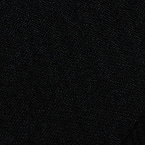 Navy Marl Rib Knit, Polyester, 352 gsm