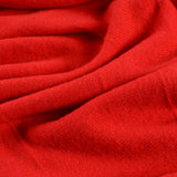 Brushed Polyester Viscose Stretch Chunky Knit Fabric, 195 gsm, 192 cm — Red — photo 2