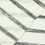 Dark Grey Horizontal-Stripe Chunky Knit, Viscose-Poly — photo 2