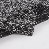 Black Marl Chunky Knit, Polyester — photo 2