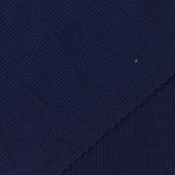 Viscose Stretch Rib Knit Fabric, 270 gsm, 120 cm — Navy — photo 2