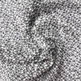 Black Marl Chunky Knit, Poly-Viscose — photo 2
