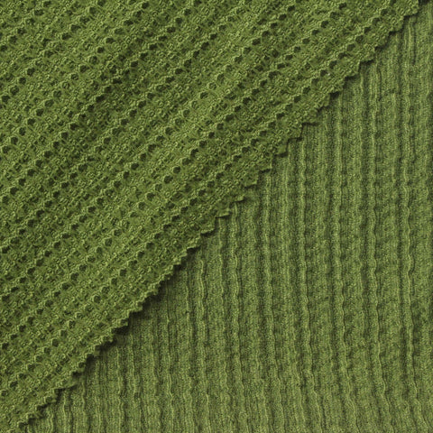 Polyester Stretch Crepe Fabric, 190 gsm, 152 cm — Green