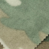 Green Camo Jersey Knit, Polyester — photo 2