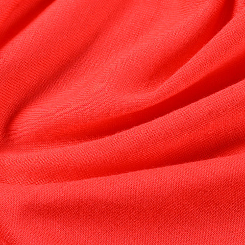 100% Viscose Jersey Knit Fabric, 142 gsm, 165 cm — Red