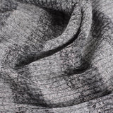 Grey Horizontal-Stripe Rib Knit, Poly-Viscose — photo 2