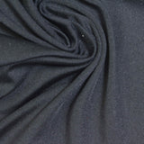 Polyester Stretch Milk Silk Knit Fabric, 190 gsm, 406 cm — Navy — photo 2